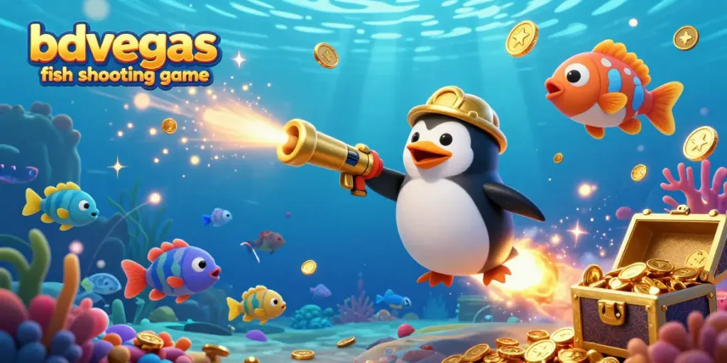 Experience the excitement of bdvegas fish shooting game with vibrant underwater action and golden rewards!