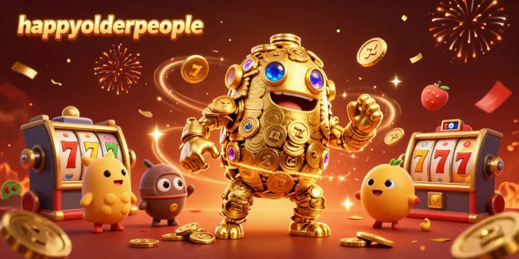 Spin the reels for big wins with happyolderpeople's vibrant slot adventure.