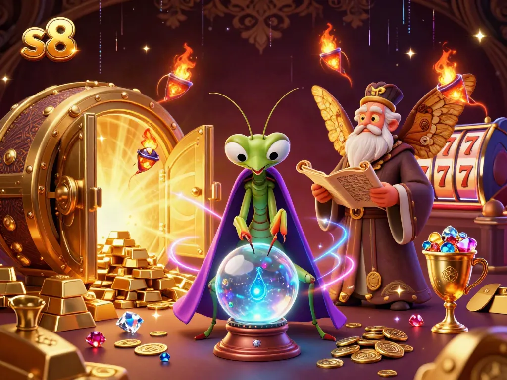 Engage with the dazzling world of s8 casino adventures, featuring mystical fortune teller characters and opulent treasures.