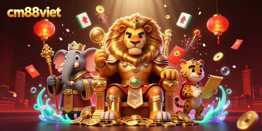 Experience thrilling gameplay at cm88viet with vibrant casino elements and lively characters.