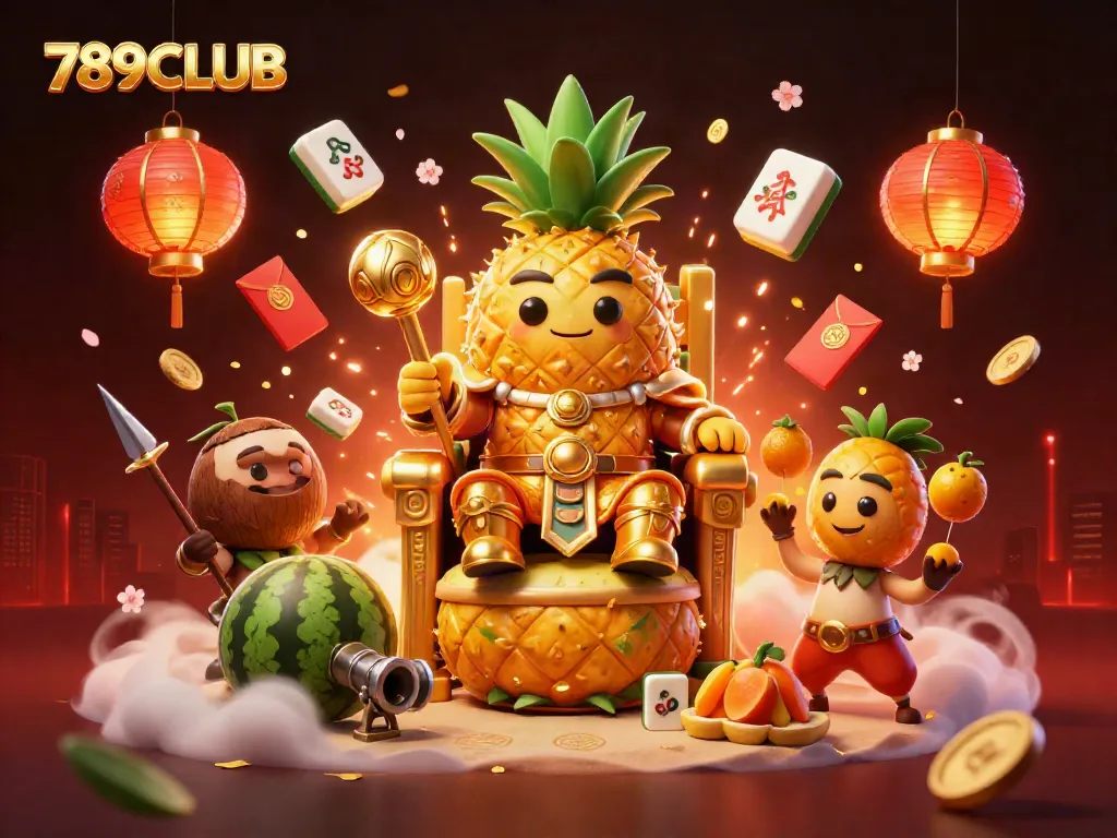 Experience the thrilling atmosphere of 789CLUB with a vibrant 3D casino scene featuring exotic characters and gaming elements.