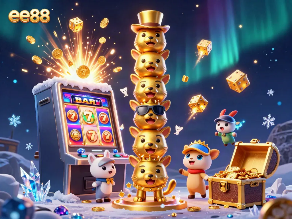 Experience the exciting world of ee88 with vibrant characters and dynamic casino-themed elements.